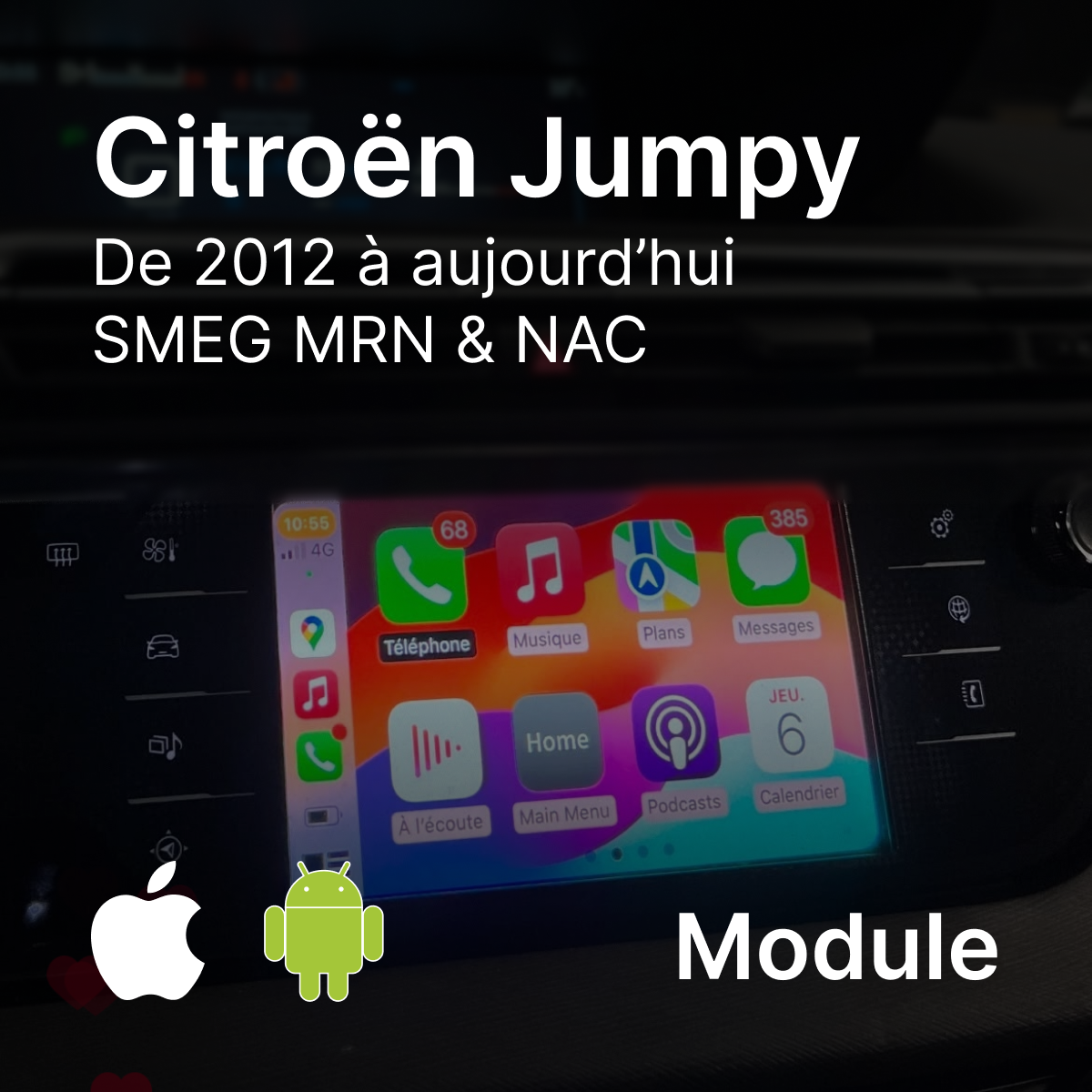 Module CarPlay & Android Auto | Citroën Jumpy