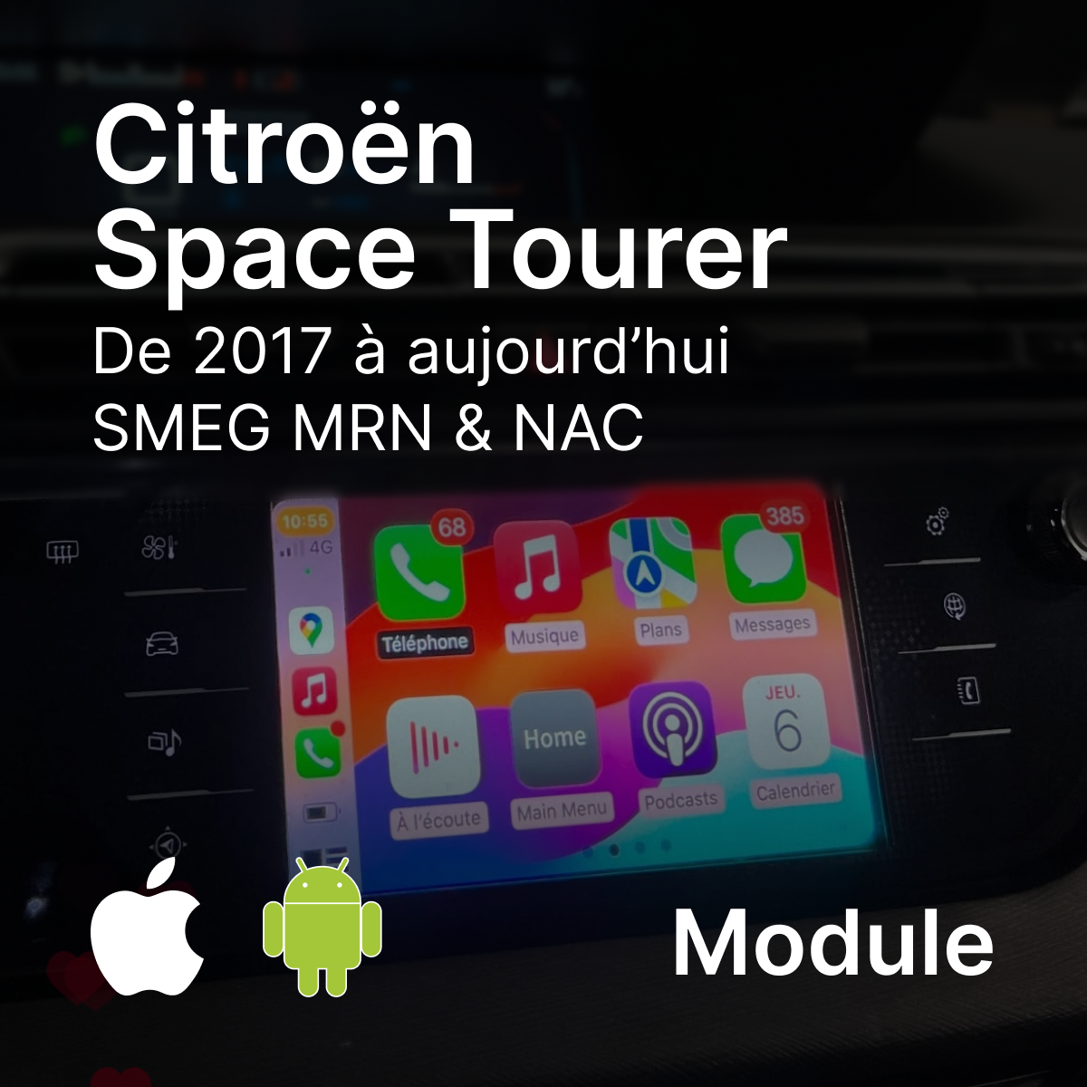 Module CarPlay & Android Auto | Citroën Space Tourer