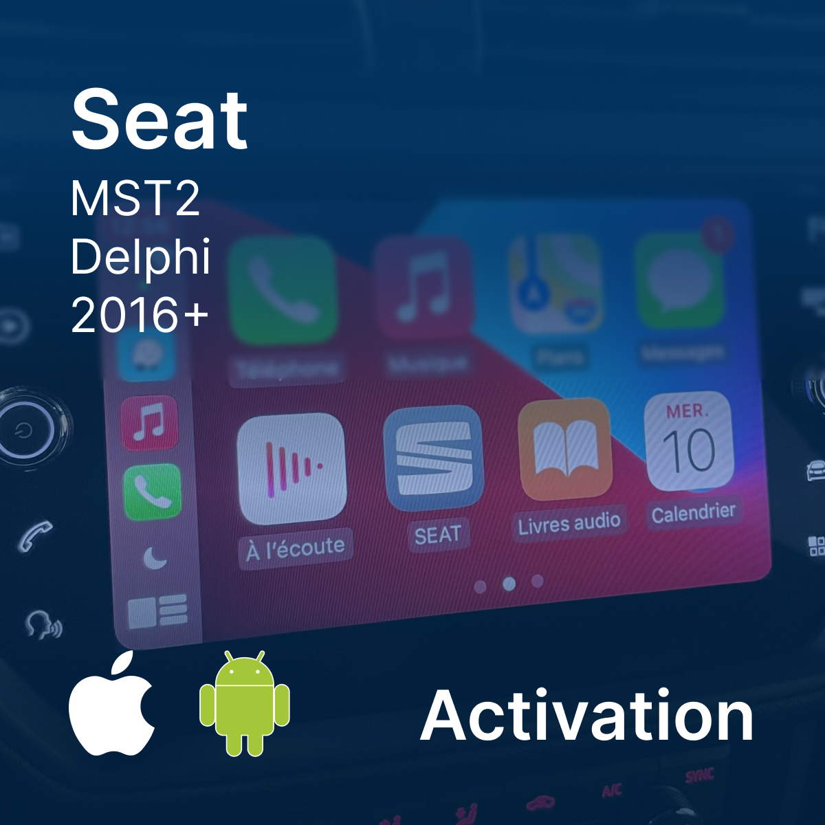 Activation Apple CarPlay | Seat MST2 Delphi