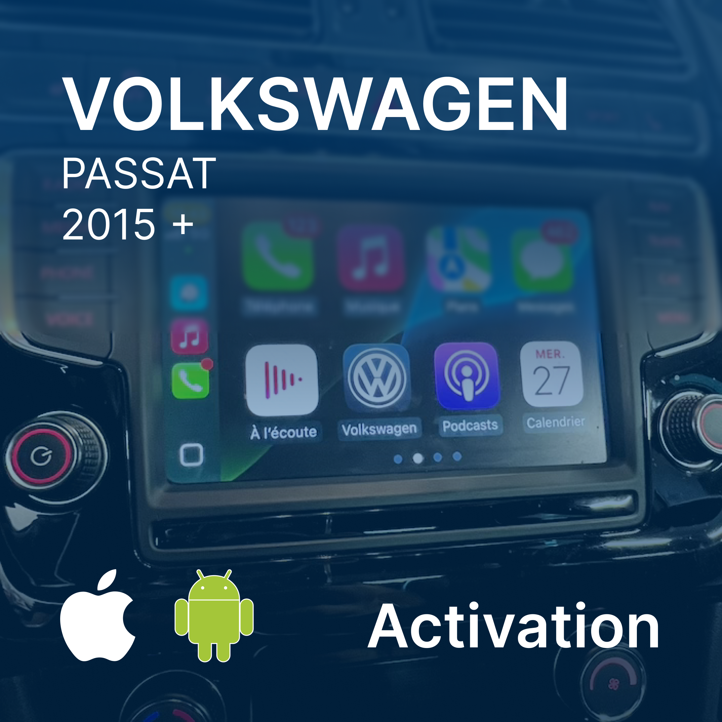 Activation CarPlay & Android Auto Passat | Volkswagen MST2 Delphi Technisat