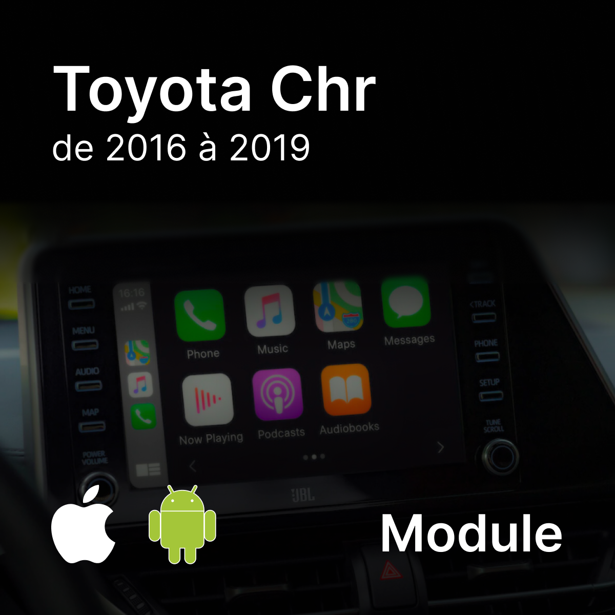 Module CarPlay & Android Auto | Toyota Chr