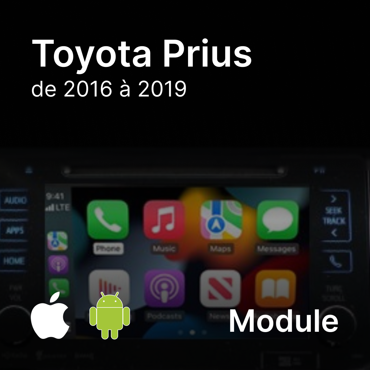 Module CarPlay & Android Auto | Toyota Prius