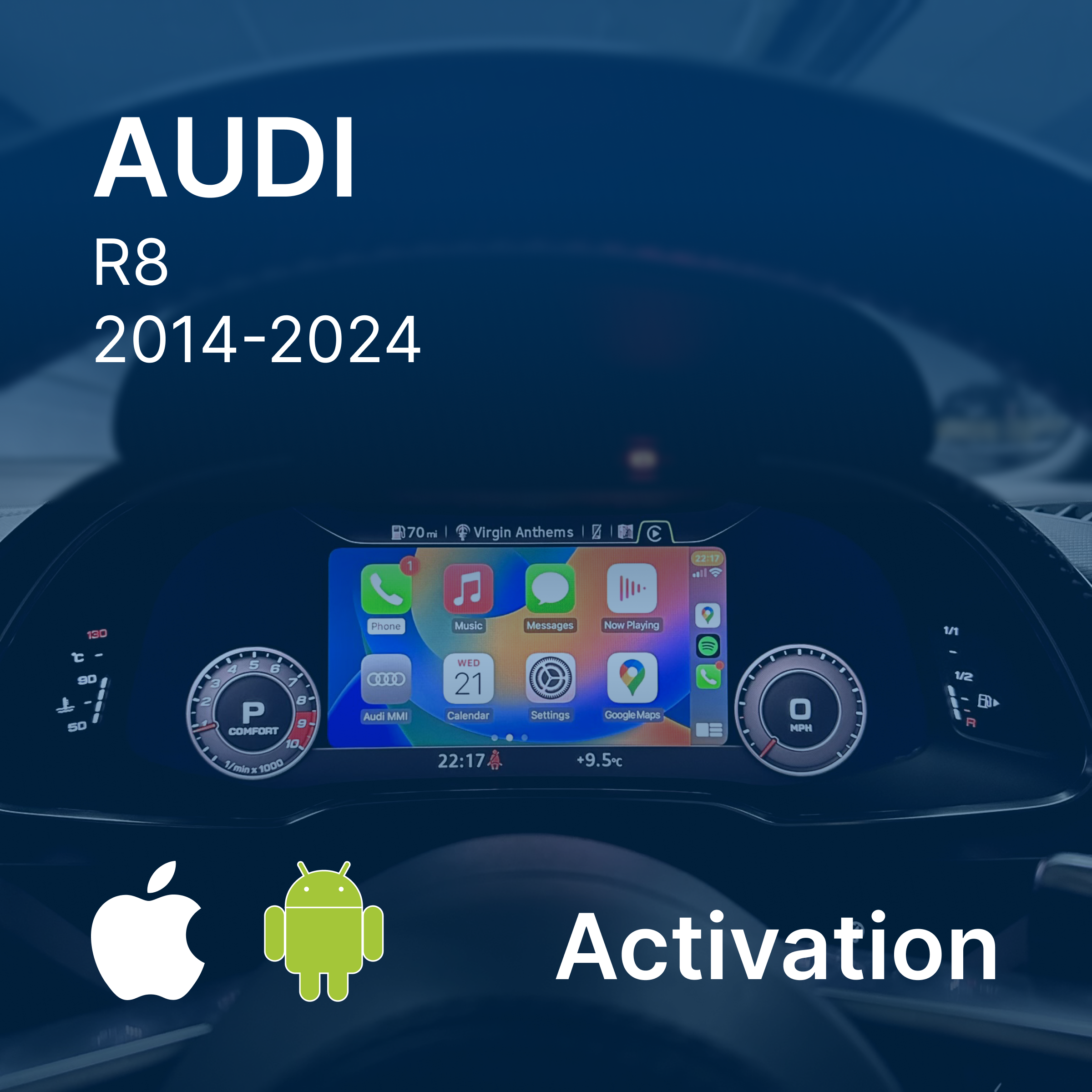 Activation Apple CarPlay & Android Auto | Audi R8