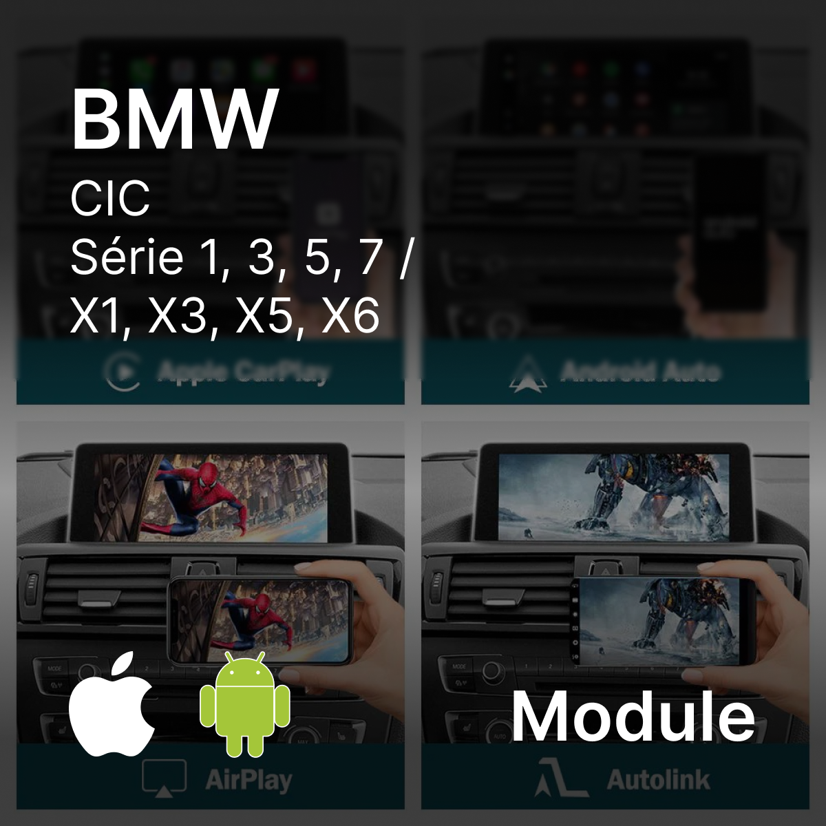 Module CarPlay & Android Auto | BMW CIC