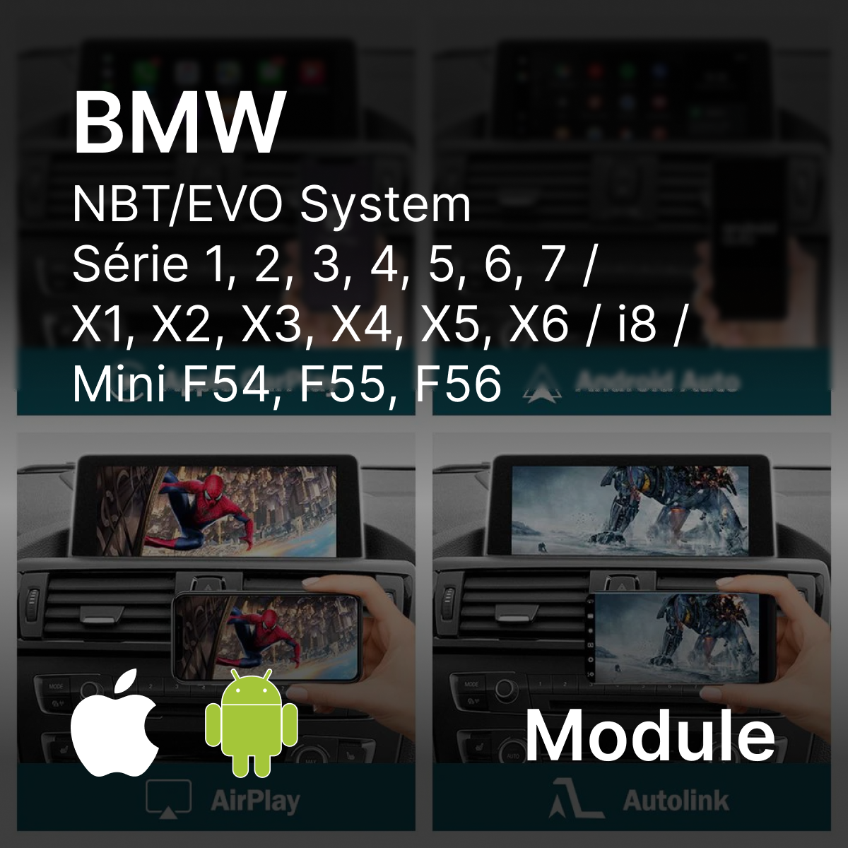 Module CarPlay & Android Auto | BMW NBT/EVO